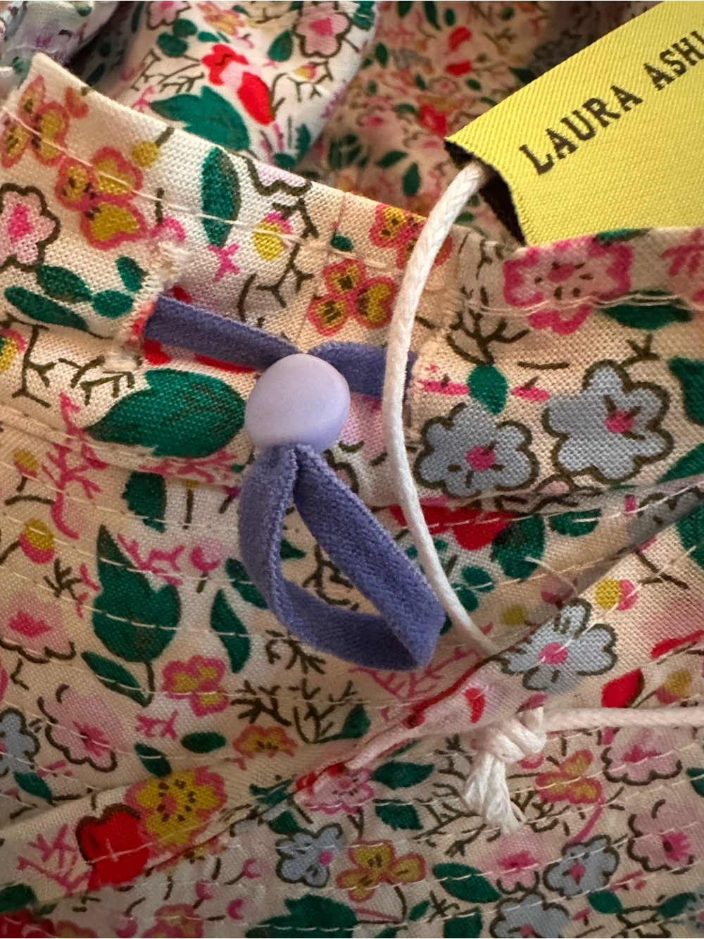 BAGGU X Laura Ashley Packable Sun Hat. OS - Picture 5 of 6